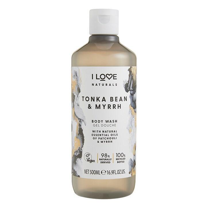 I Love Naturals Tonka Bean & Myrrh Body Wash 500ml - BeesActive Australia
