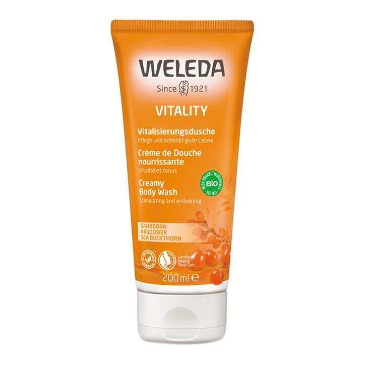 Weleda Sea Buckthorn Vitality Creamy Body Wash 200ml - BeesActive Australia