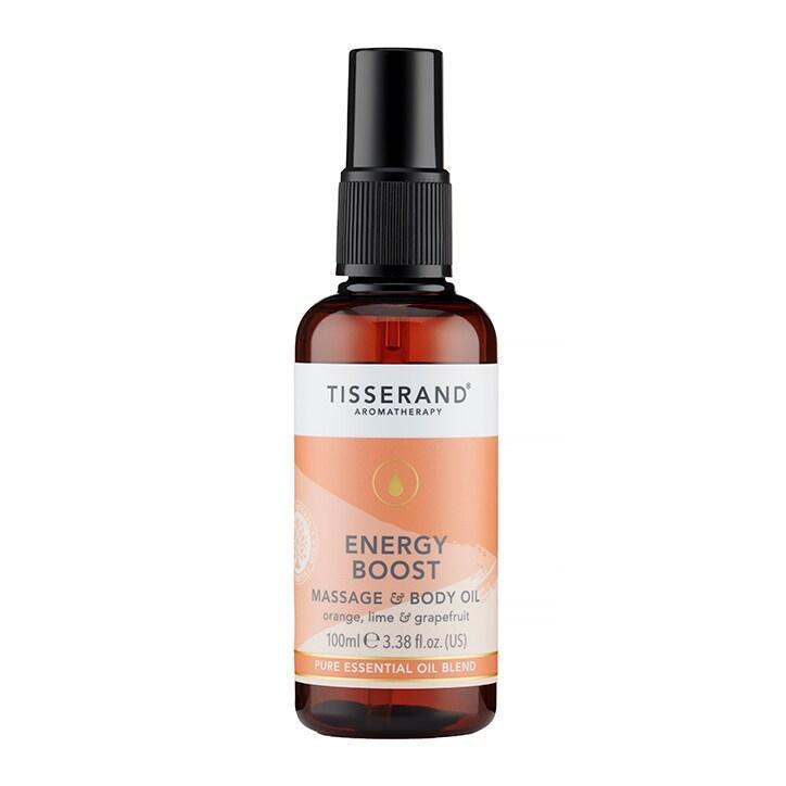 Tisserand Energy Boost Massage and Body Oil 100ml - BeesActive Australia