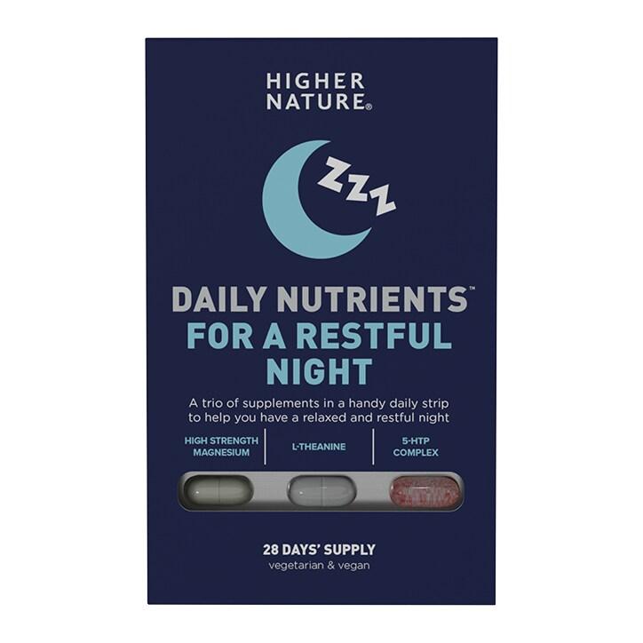 Higher Nature Daily Nutrients for a Restful Night 84 Capsules - BeesActive Australia