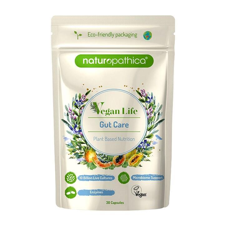 Naturopathica Vegan Life Gut Care 30 Capsules - BeesActive Australia