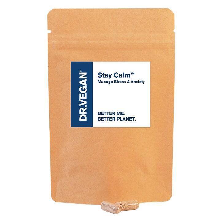 DR.VEGAN Stay Calm For Stress & Anxiety 60 Capsules - BeesActive Australia