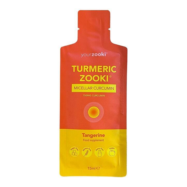 YourZooki Turmeric Zooki Micellar Curcumin 750mg Tangerine Flavour 15ml - BeesActive Australia