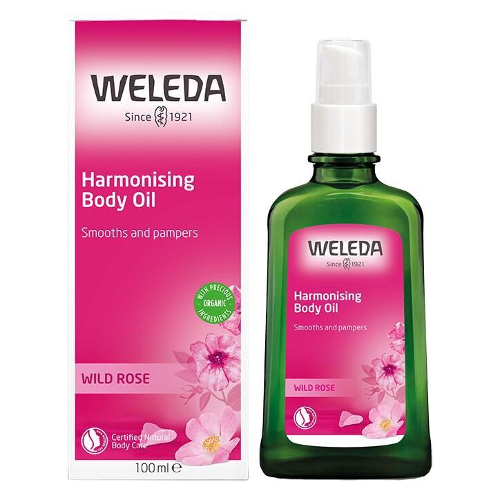 Weleda Harmonising Body Oil Wild Rose 100ml - BeesActive Australia