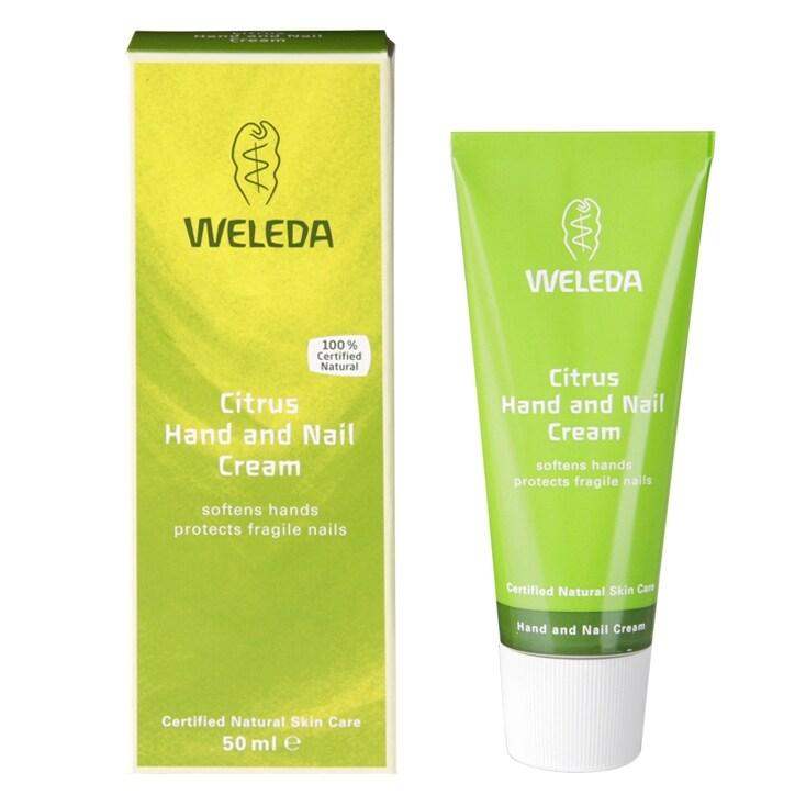 Weleda Citrus Hand and Nail Cream 50ml - BeesActive Australia