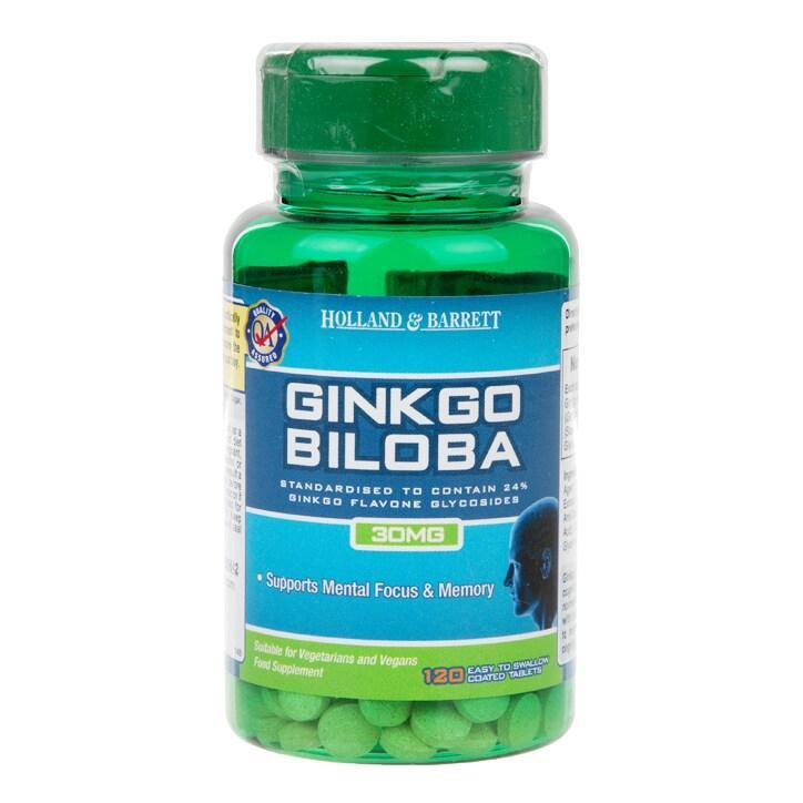 Holland & Barrett Ginkgo Biloba 120 Tablets 30mg - BeesActive Australia