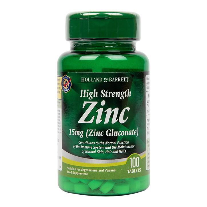 Holland & Barrett High Strength Zinc 100 Tablets 15mg - BeesActive Australia
