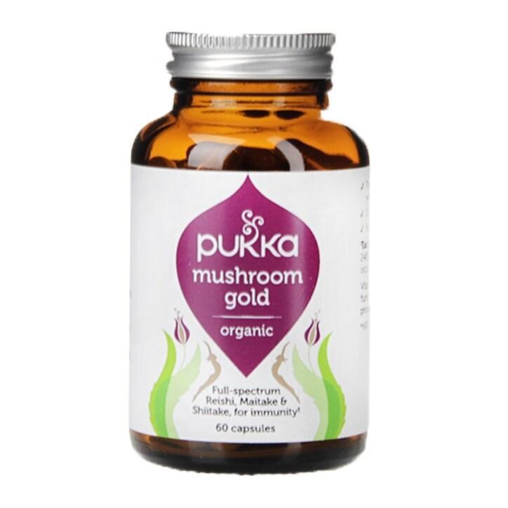 Pukka Mushroom Gold 60 Capsules - BeesActive Australia