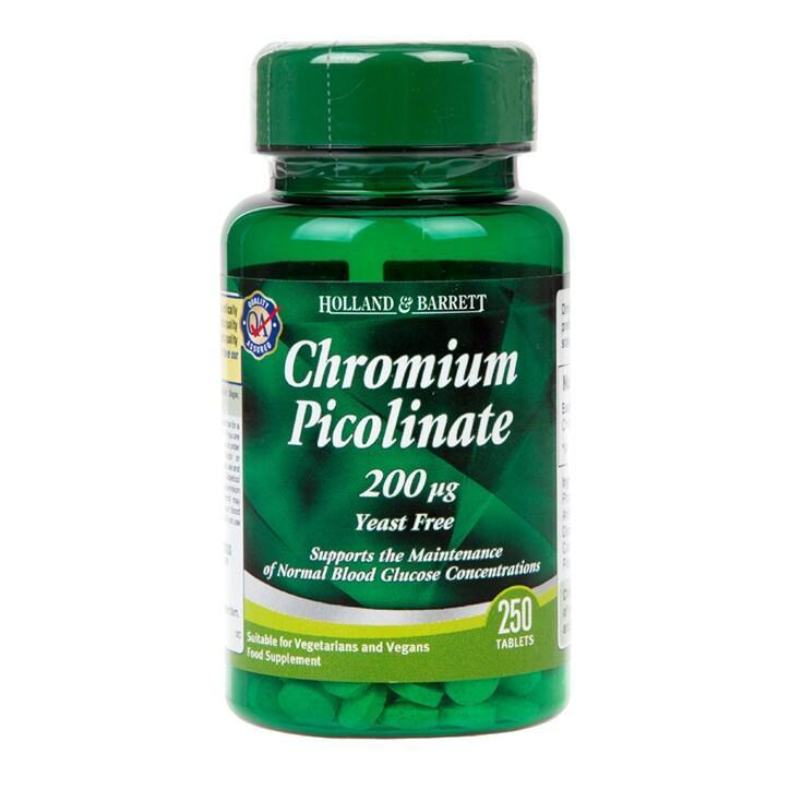 Holland & Barrett Chromium Picolinate 250 Tablets 200ug - BeesActive Australia