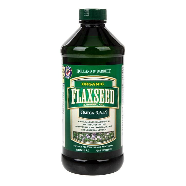 Holland & Barrett Flaxseed Oil 500ml - BeesActive Australia