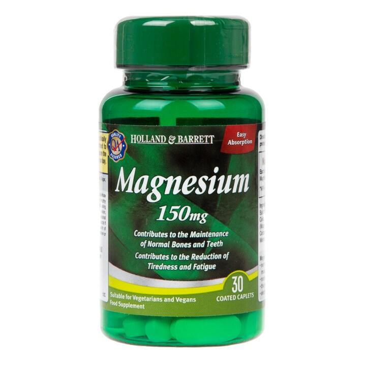 Holland & Barrett Magnesium 30 Caplets 150mg - BeesActive Australia