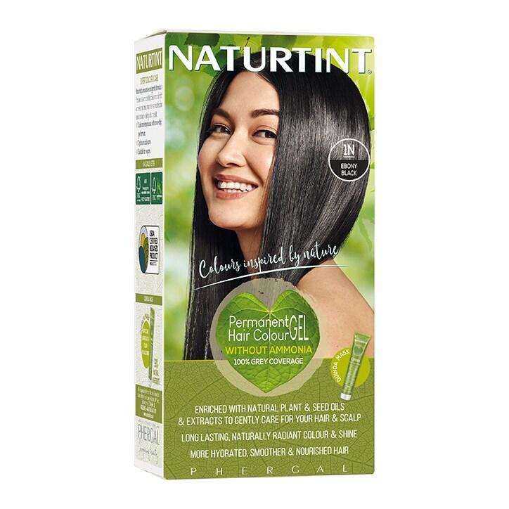 Naturtint Permanent Hair Colour 1N Ebony Black - BeesActive Australia