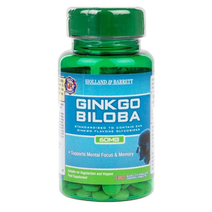 Holland & Barrett Ginkgo Biloba 120 Tablets 60mg - BeesActive Australia