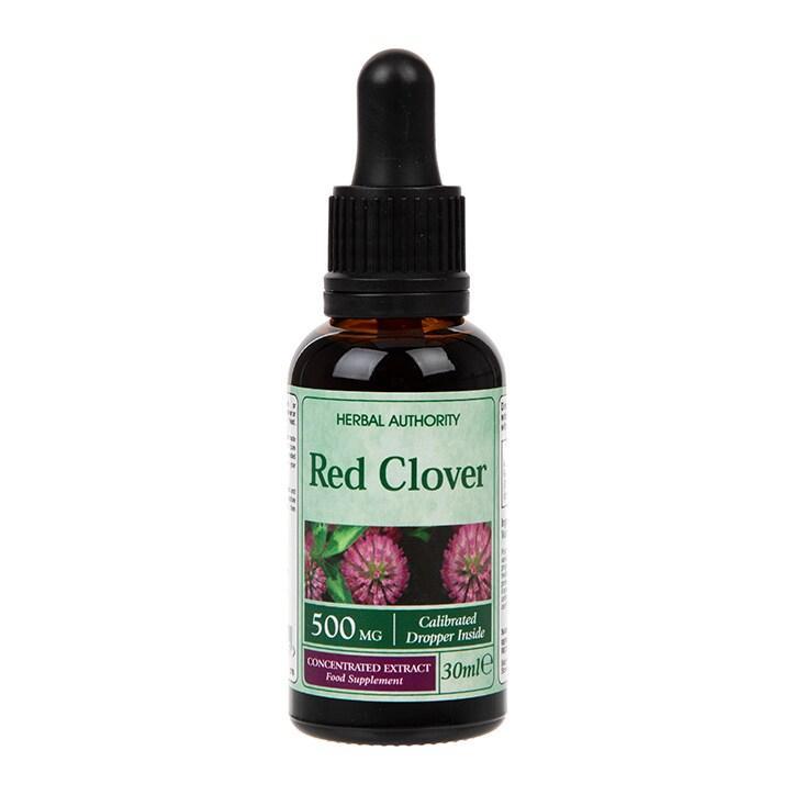 Herbal Authority Red Clover Liquid Extract 500mg 30ml - BeesActive Australia