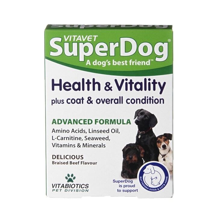 Vitavet SuperDog Health & Vitality 30 Tablets - BeesActive Australia