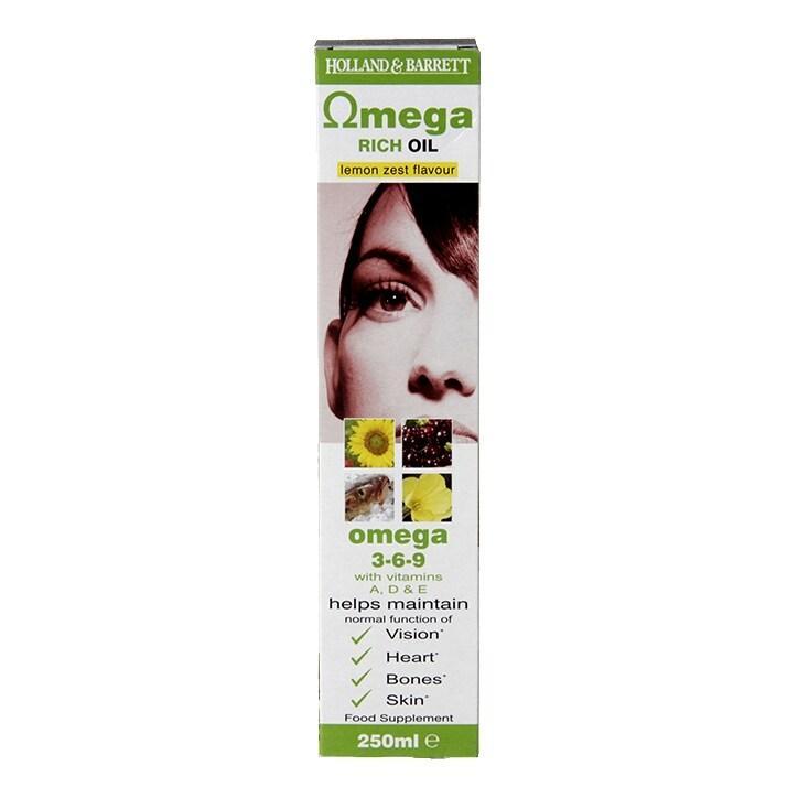 Holland & Barrett Omega Rich Oil 250ml - BeesActive Australia