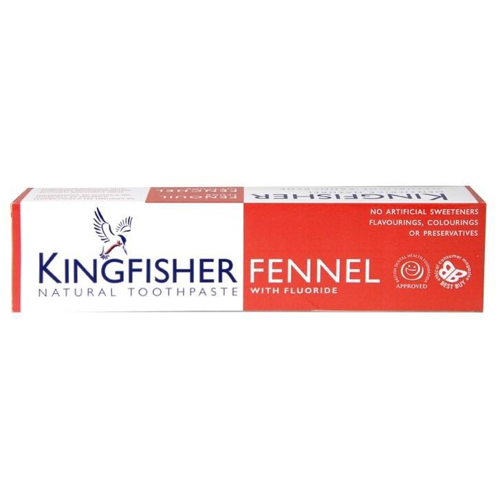 Kingfisher Fennel Toothpaste with Fluoride 100ml - BeesActive Australia