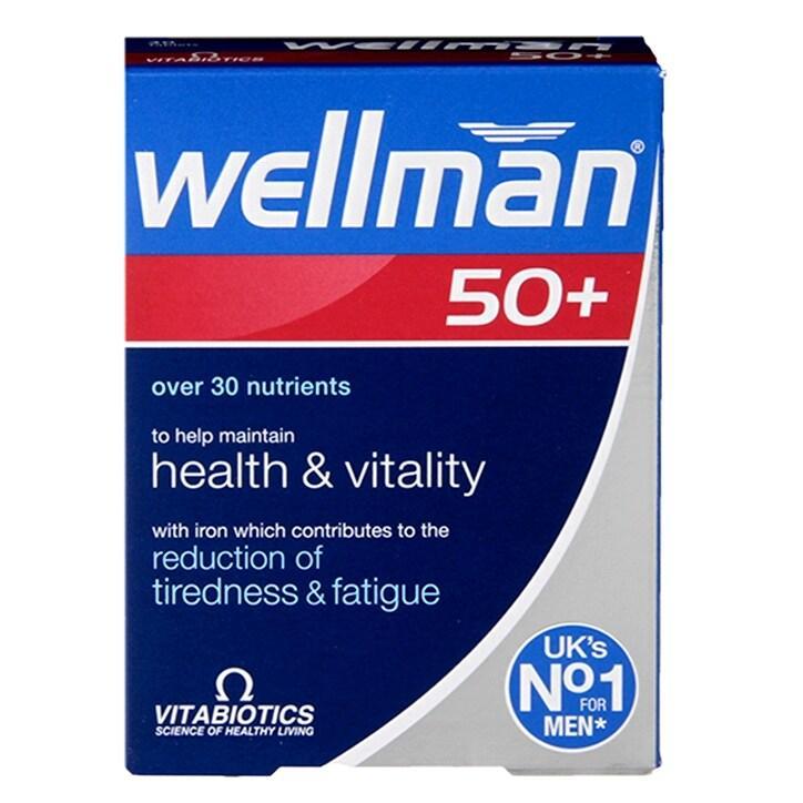 Vitabiotics Wellman 50+ 30 Tablets - BeesActive Australia