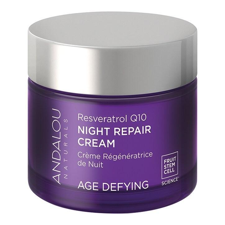 Andalou Reservatol Q10 Night Repair Cream 50ml - BeesActive Australia