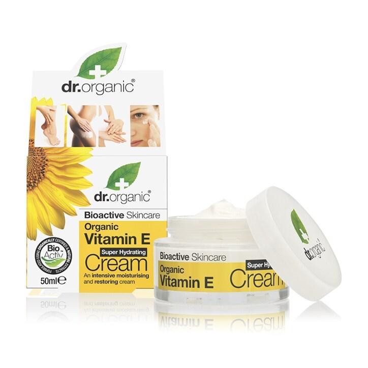Dr Organic Vitamin E Cream 50ml - BeesActive Australia