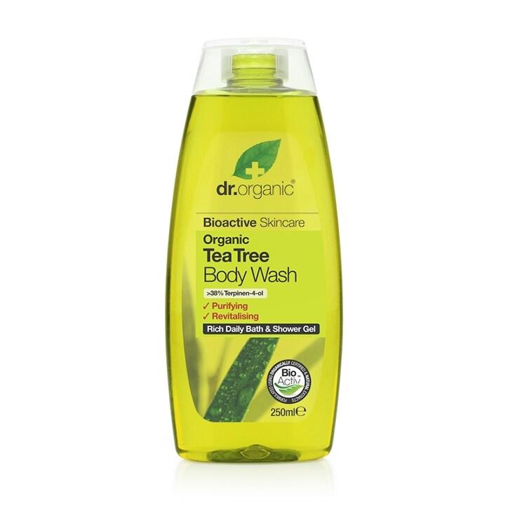 Dr Organic Tea Tree Body Wash 250ml - BeesActive Australia