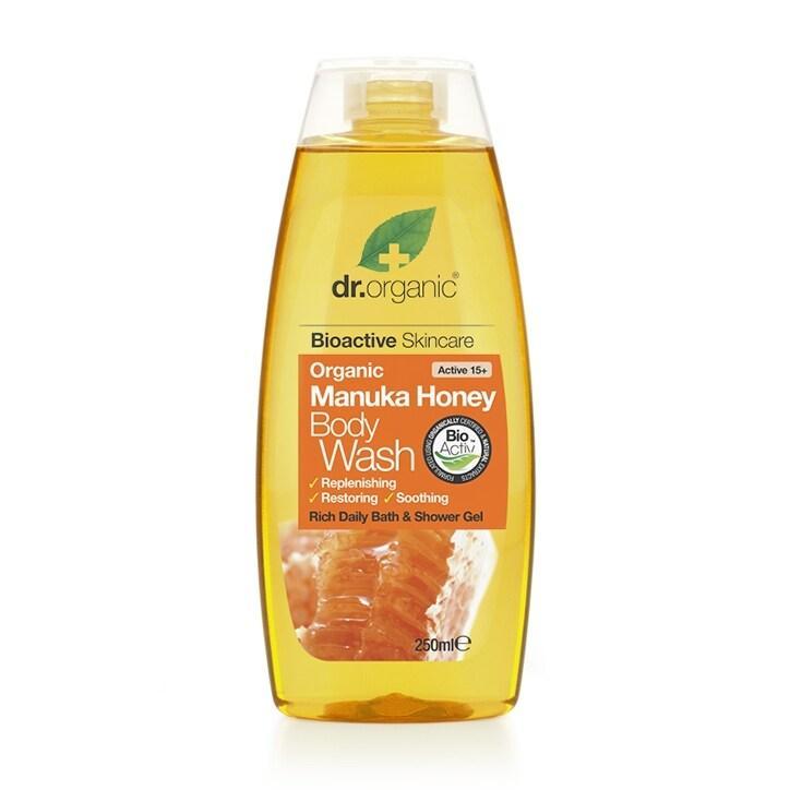 Dr Organic Manuka Honey Body Wash 250ml - BeesActive Australia