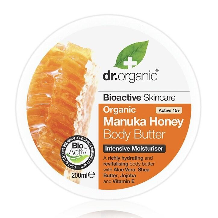 Dr Organic Manuka Honey Body Butter 200ml - BeesActive Australia