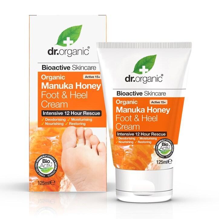 Dr Organic Manuka Honey Foot & Heel Cream 125ml - BeesActive Australia