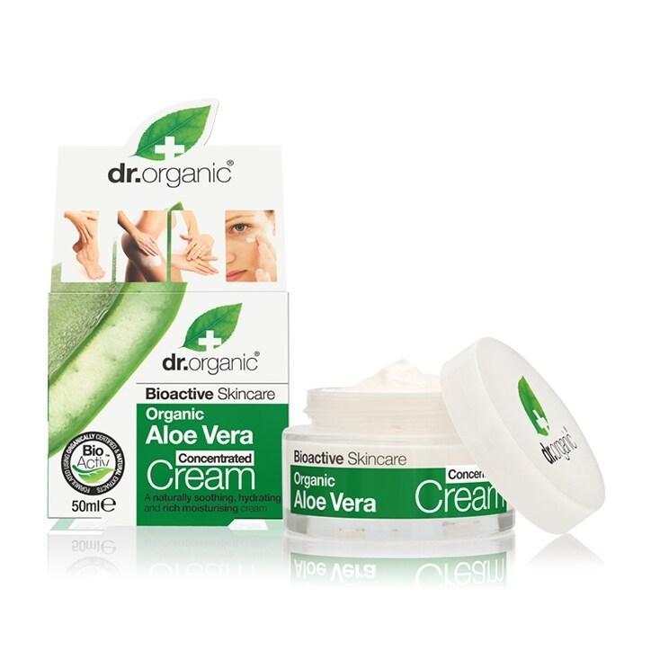 Dr Organic Aloe Vera Concentrated Cream 50ml - BeesActive Australia