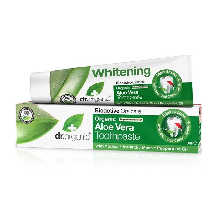 Dr Organic Aloe Vera Toothpaste 100ml - BeesActive Australia