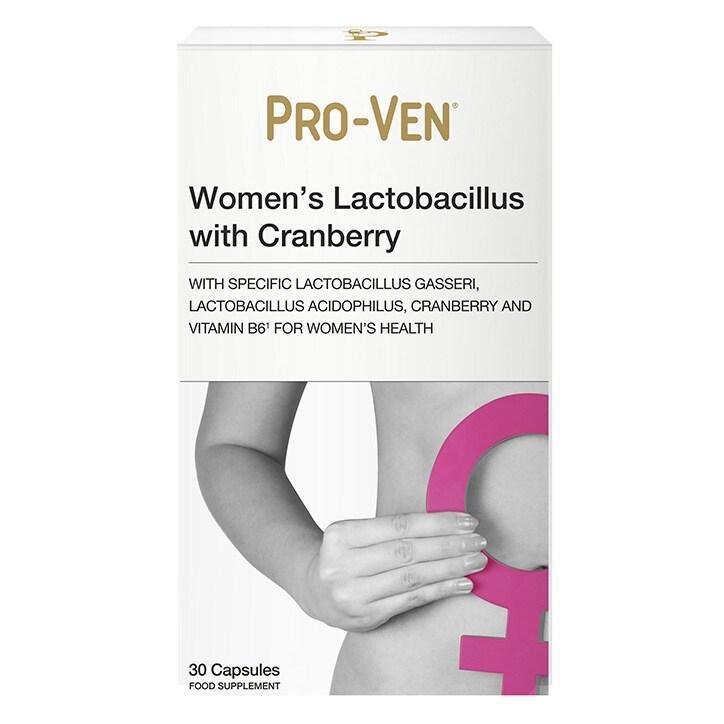 Pro-Ven Women’s Lactobacillus With Cranberry 30 Capsules - BeesActive Australia