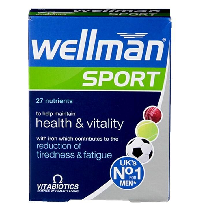 Vitabiotics Wellman Sport 30 Tablets - BeesActive Australia