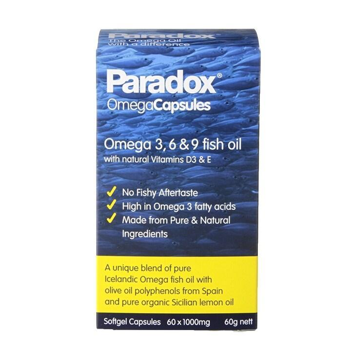 Paradox Omega 3 6 & 9 60 Capsules 1000mg - BeesActive Australia