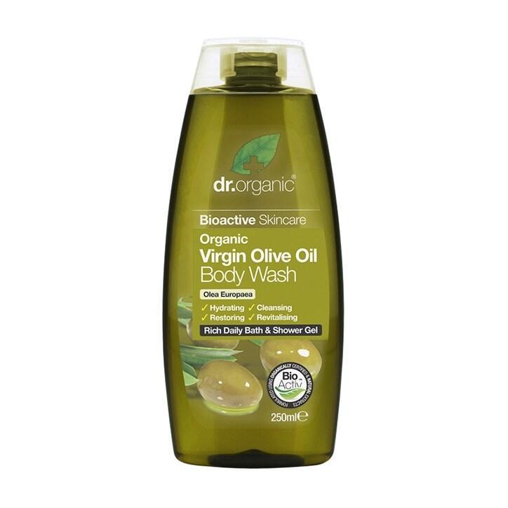 Dr Organic Virgin Olive Oil Body Wash 250ml - BeesActive Australia