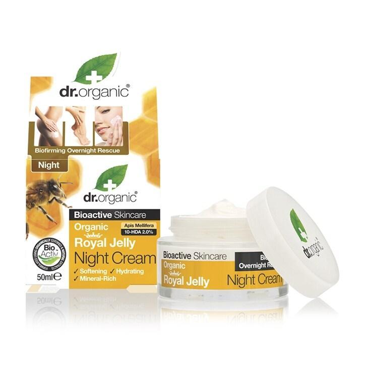 Dr Organic Royal Jelly Night Cream 50ml - BeesActive Australia