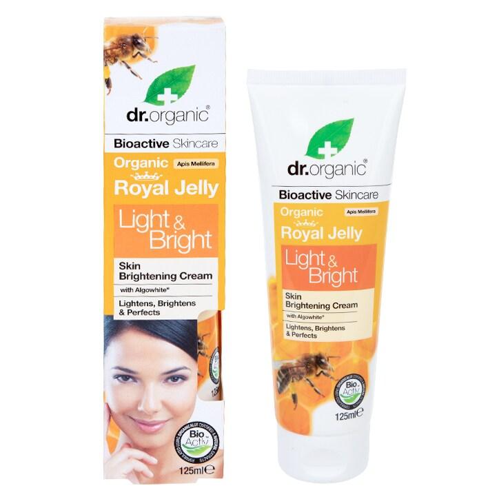 Dr Organic Royal Jelly Light & Bright Cream 125ml - BeesActive Australia