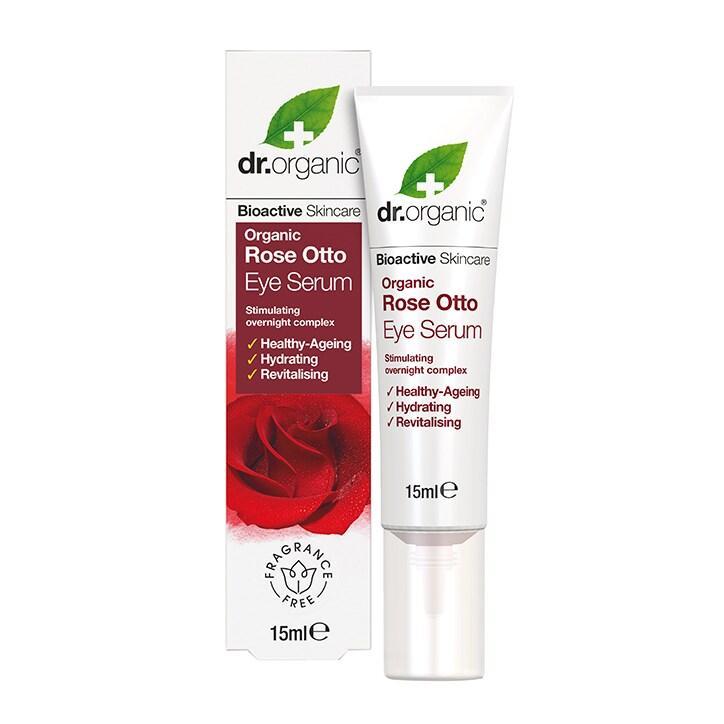 Dr Organic Rose Otto Eye Serum 15ml - BeesActive Australia