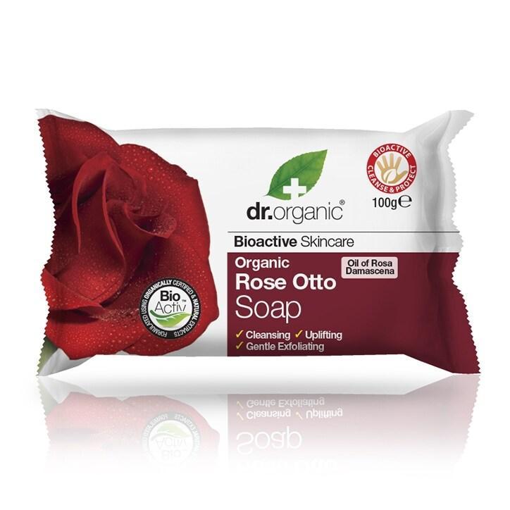Dr Organic Rose Otto Soap 100g - BeesActive Australia