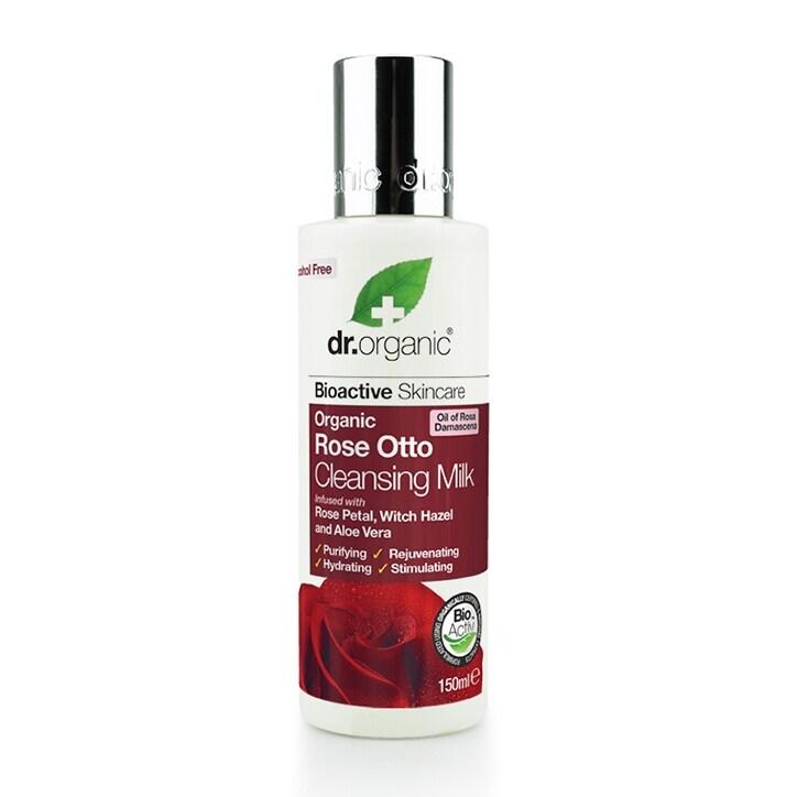 Dr Organic Rose Otto Cleansing Milk 150ml - BeesActive Australia