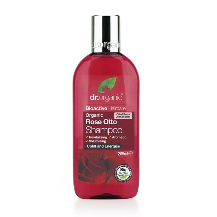 Dr Organic Rose Otto Shampoo 265ml - BeesActive Australia