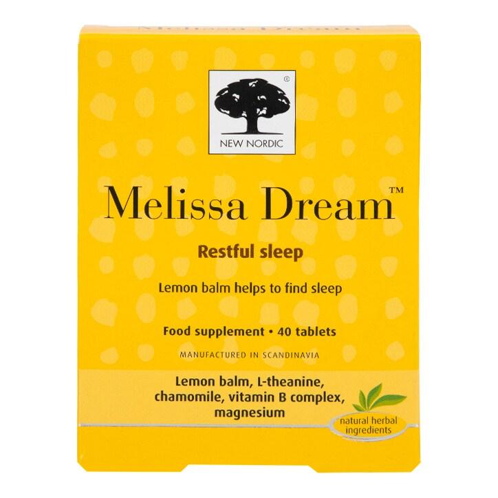 New Nordic Melissa Dream 40 Tablets - BeesActive Australia