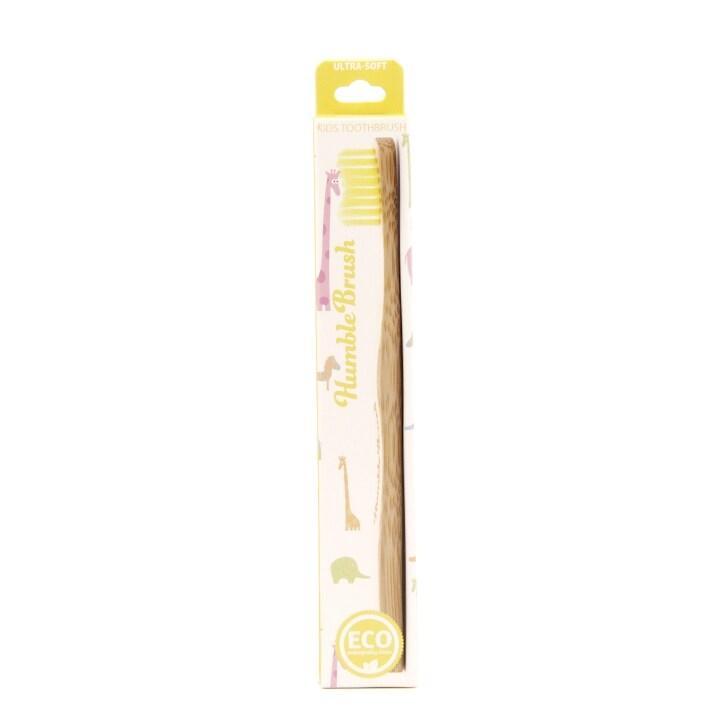 Humble Brush Kids Ultra Soft Bristle Toothbrush Yellow - BeesActive Australia