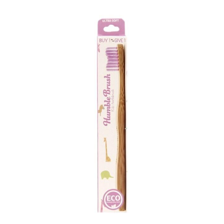 Humble Brush Kids Ultra Soft Bristle Toothbrush Purple - BeesActive Australia
