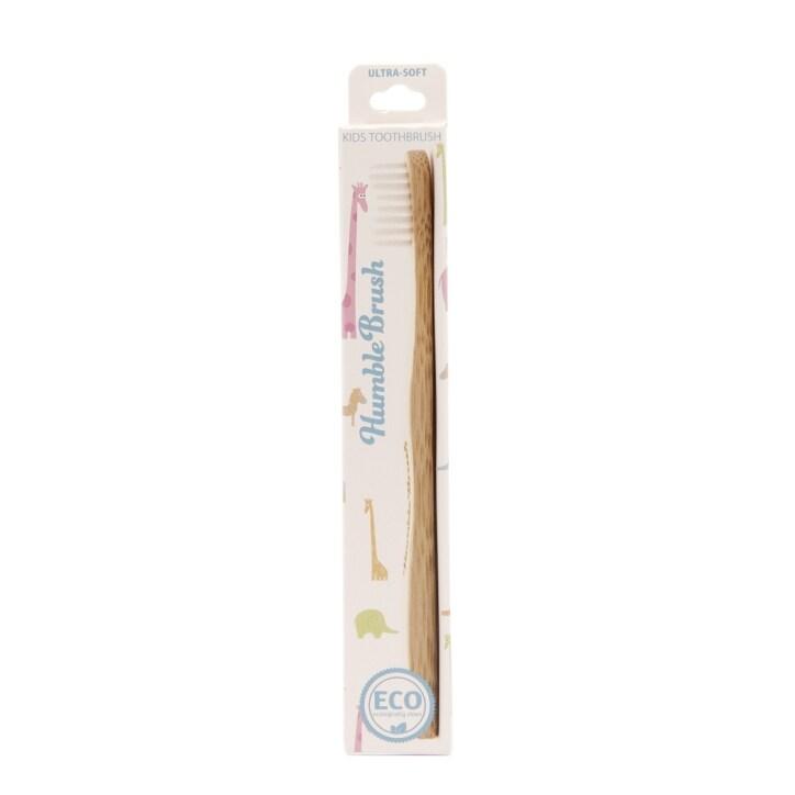 Humble Brush Kids Ultra Soft Bristle Toothbrush White - BeesActive Australia