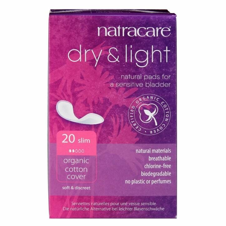 Natracare Natural Organic Dry & Light Incontinence Pads - BeesActive Australia