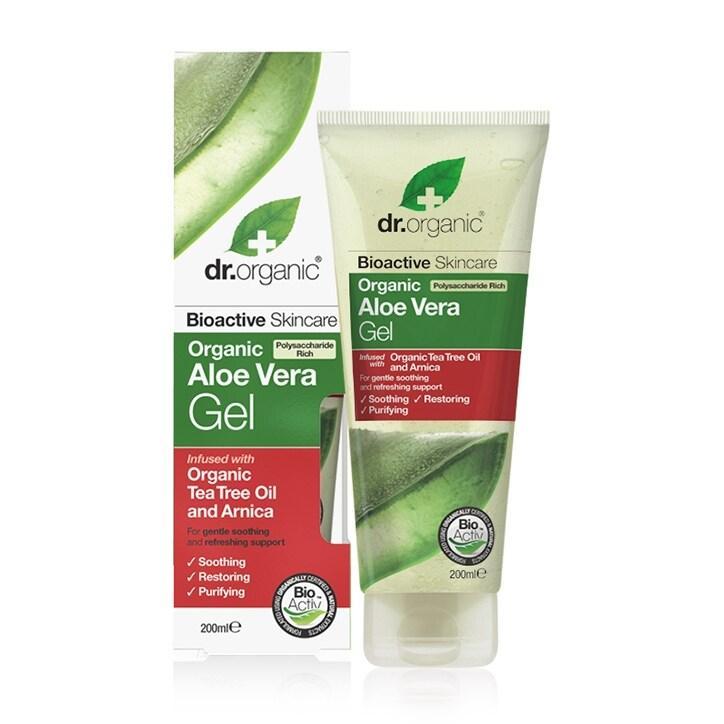 Dr Organic Aloe Vera Gel with Tea Tree 200ml - BeesActive Australia