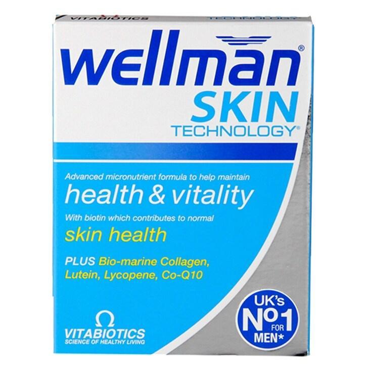 Vitabiotics Wellman Skin Technology 60 Tablets - BeesActive Australia