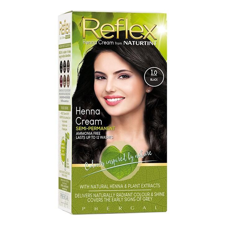 Naturtint Reflex Semi-Permanent Hair Colour 1.0 (Black) - BeesActive Australia