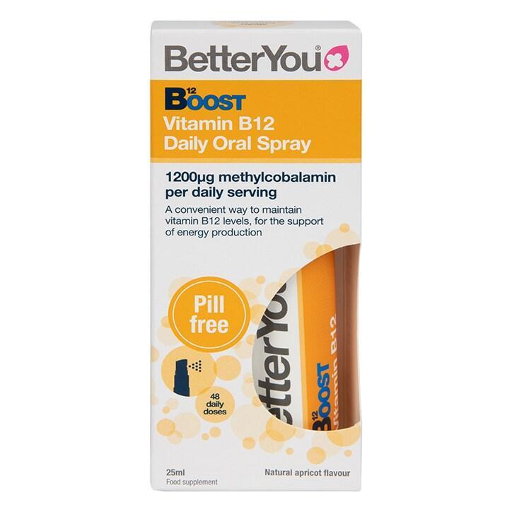 BetterYou Boost Daily Vitamins B12 Oral spray (25ml) - BeesActive Australia