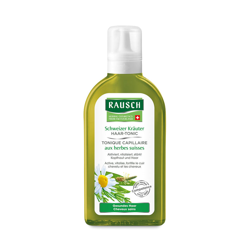 Rausch Swiss Herbal Hair Tonic (Refreshes, Prevents Dandruff and Reduces Itching - Vegan), Pack of 1 (1 x 200 ml) - BeesActive Australia
